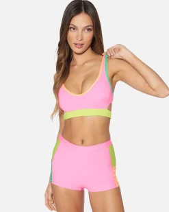 Women Hurley Boardshorts*Around The Block Retro Swim Short