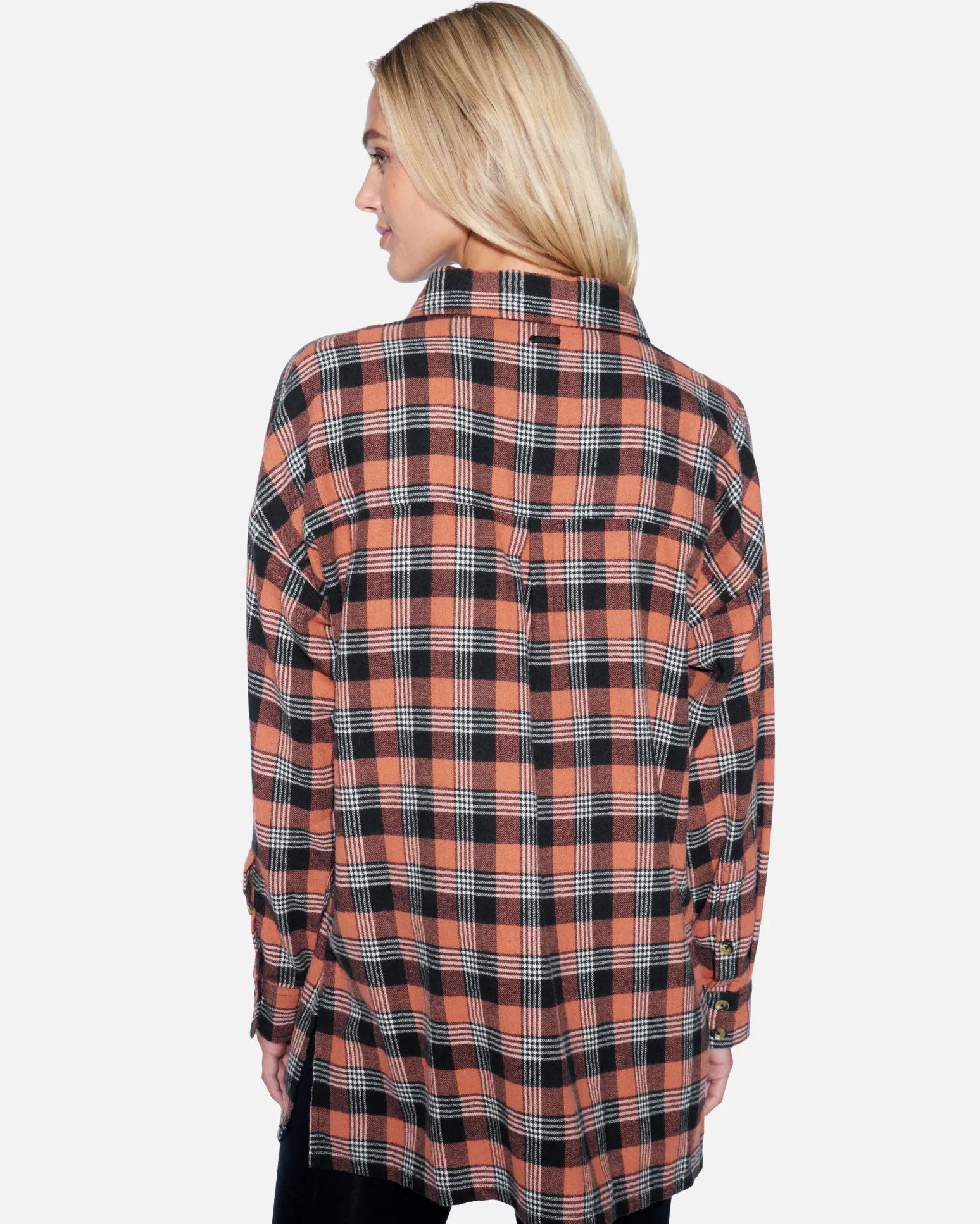 Women Hurley Tops & T-Shirts*Austin Plaid Boyfriend Shirt