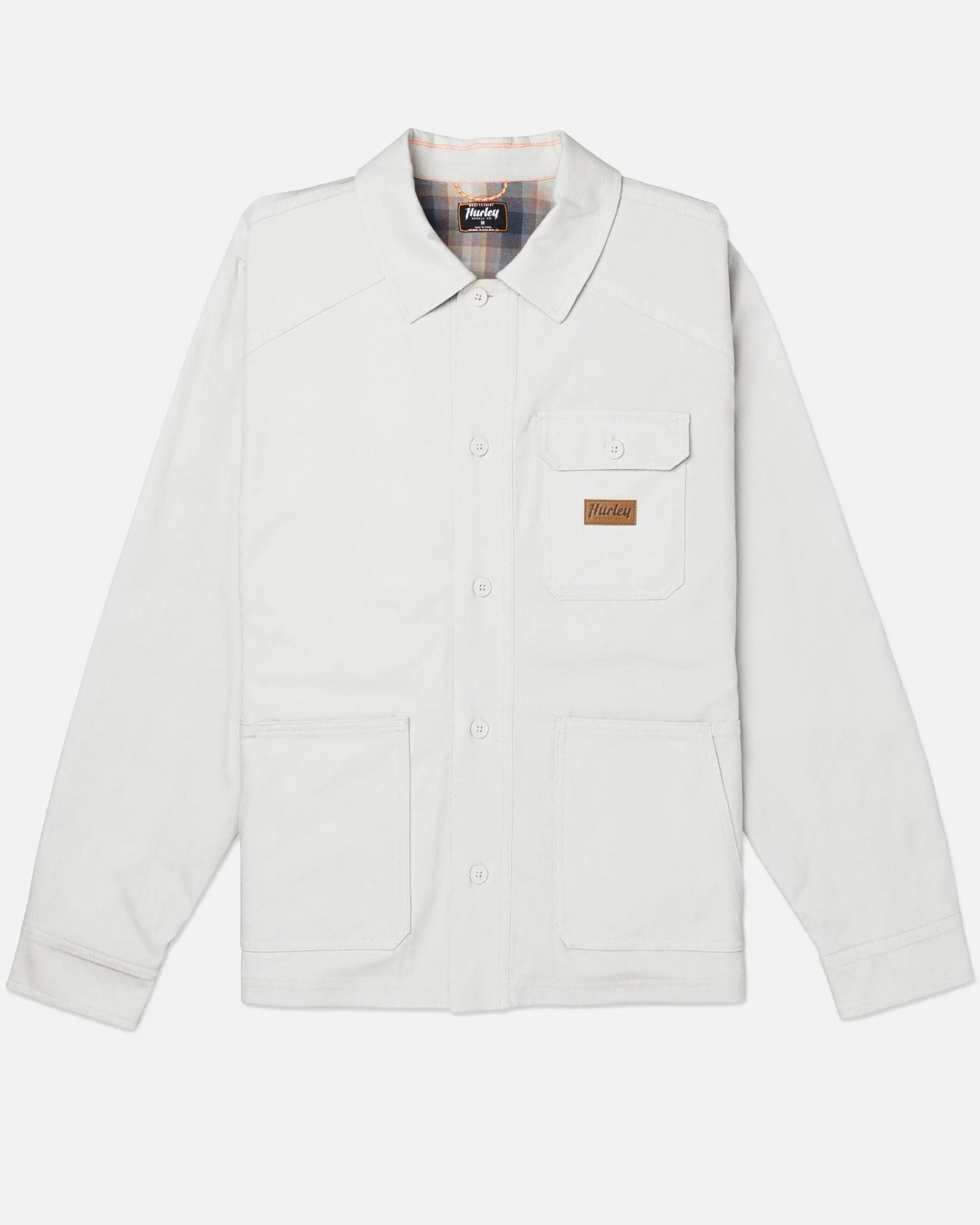 Hurley Tshirts & Tops|Button Downs*Bixby Flannel Lined Canvas Long Sleeve