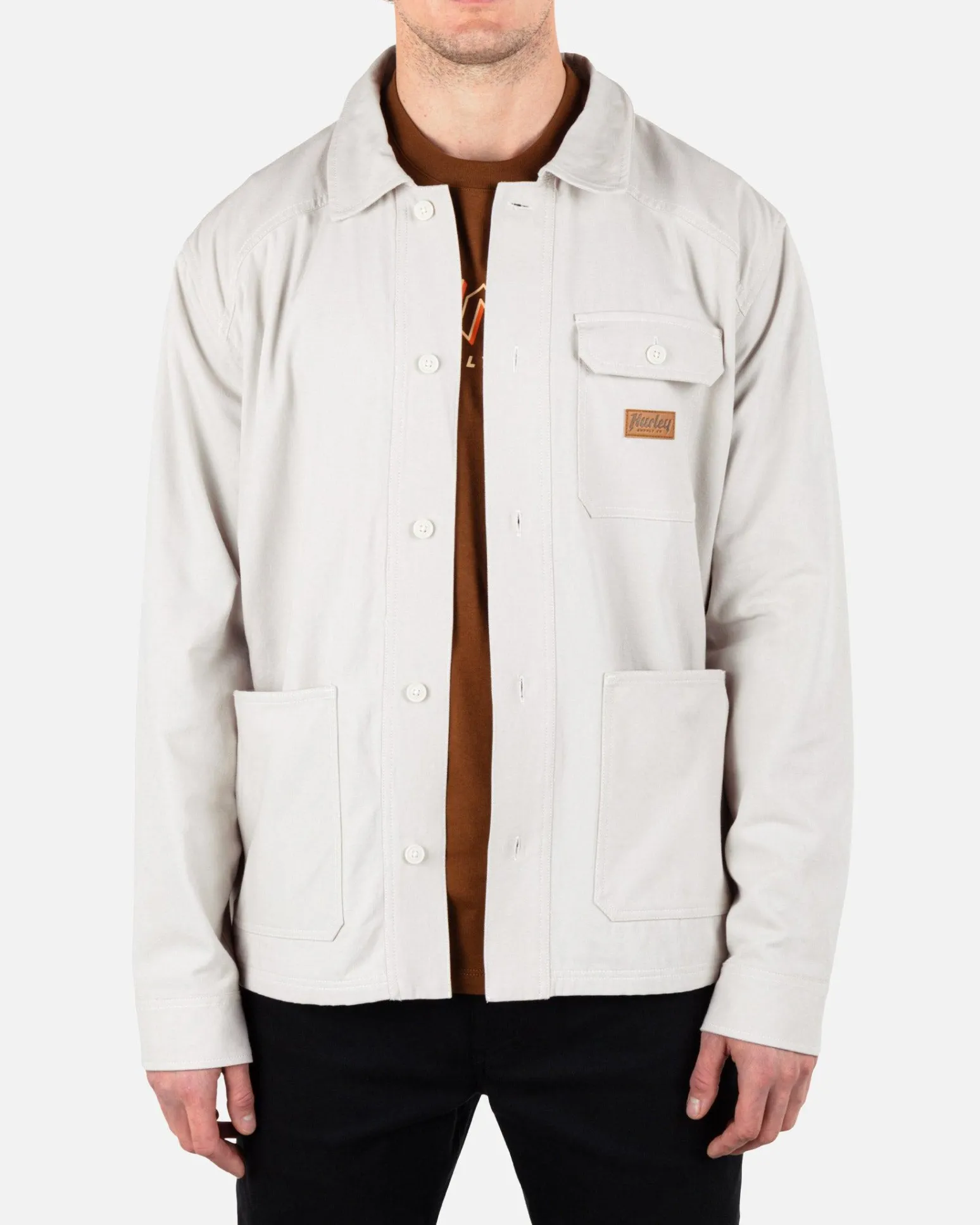 Hurley Tshirts & Tops|Button Downs*Bixby Flannel Lined Canvas Long Sleeve