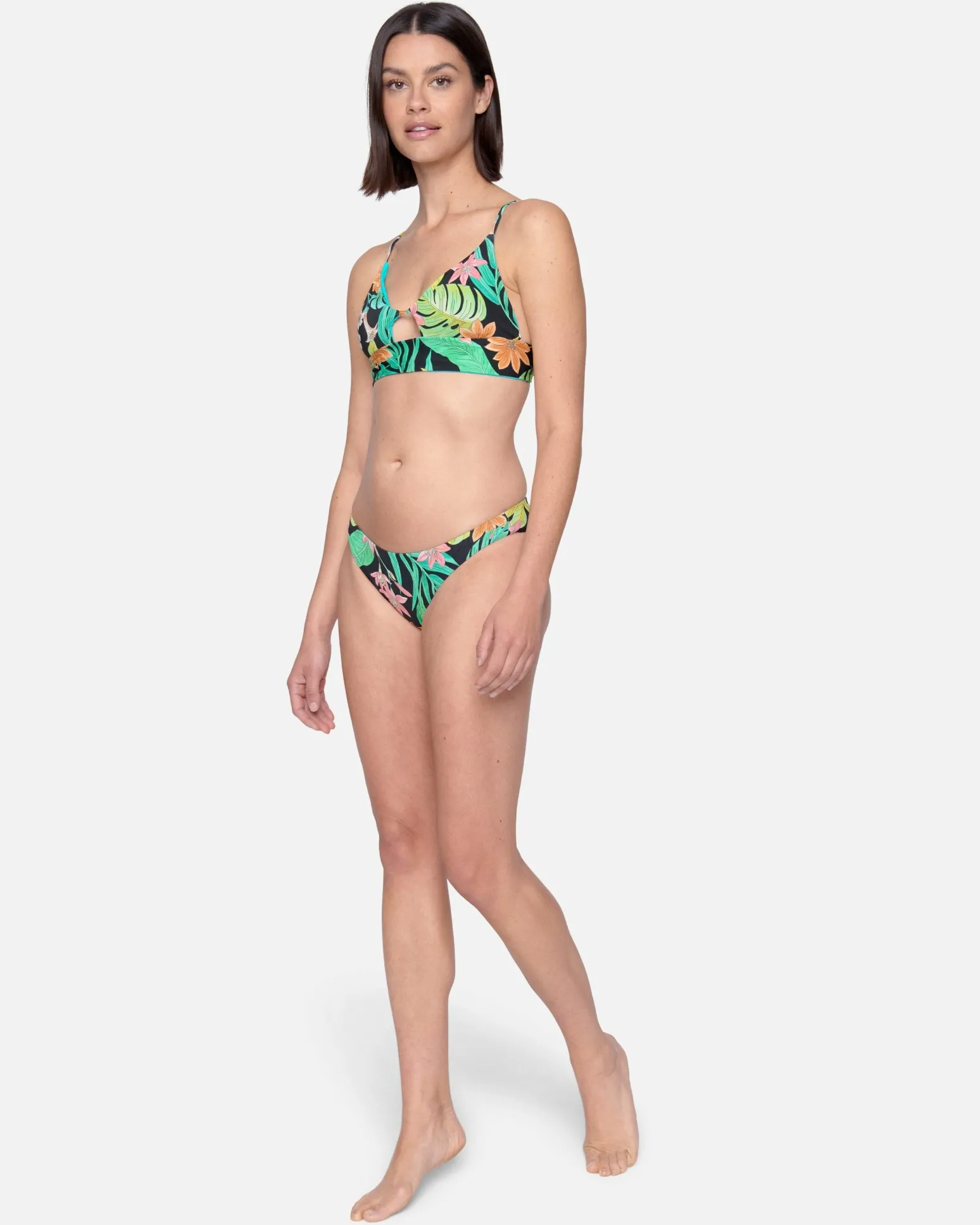 Women Hurley Bikini Bottoms|Bikinis*Bloom Wash Reversible Moderate Bottom
