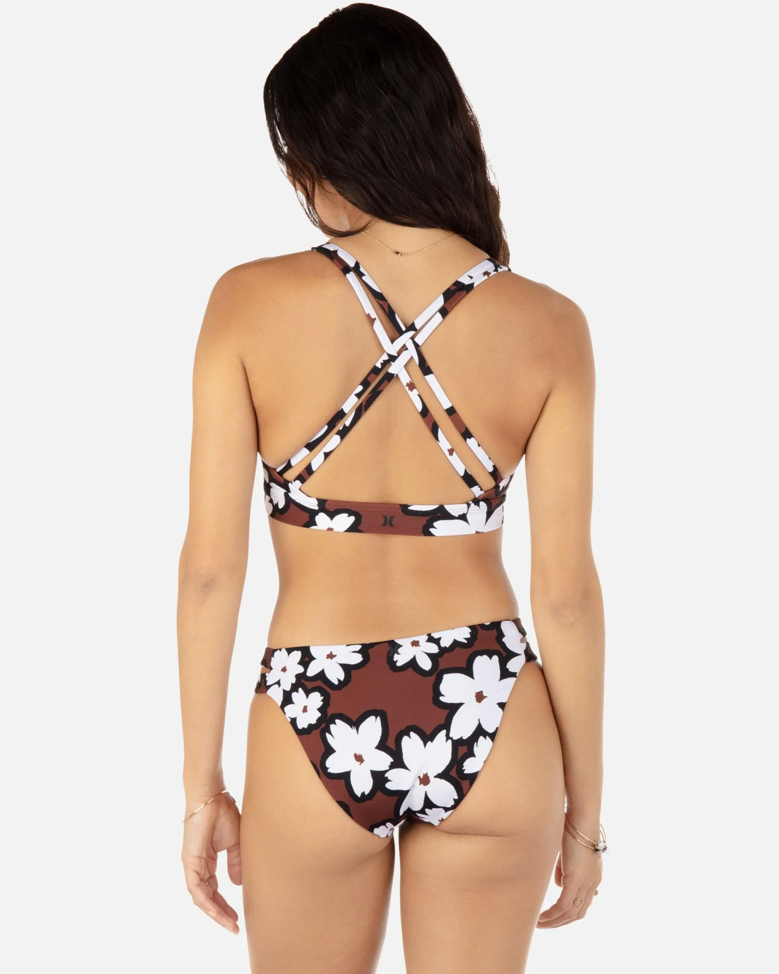 Women Hurley Bikini Bottoms|Bikinis*Bold Daisy Max Moderate Bottom