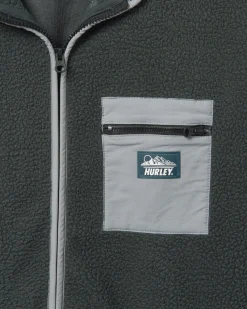 Hurley Jackets & Outerwear*Boulder Burrrito Zip Fleece Jacket