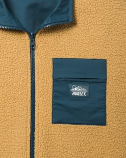 Hurley Jackets & Outerwear*Boulder Reversible Burrrito Zip Jacket
