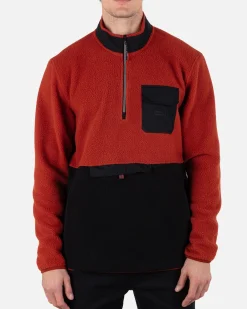 Hurley Hoodies & Fleece*Burrito Sherpa Track 1/4 Zip
