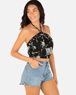 Women Hurley Tops & T-Shirts*Capri Halter Top