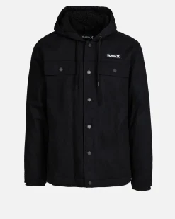 Hurley Jackets & Outerwear*Charger Sherpa Lined Hooded Jacket