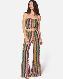 Women Hurley Shorts & Bottoms*Chevron Knit Beach Pant
