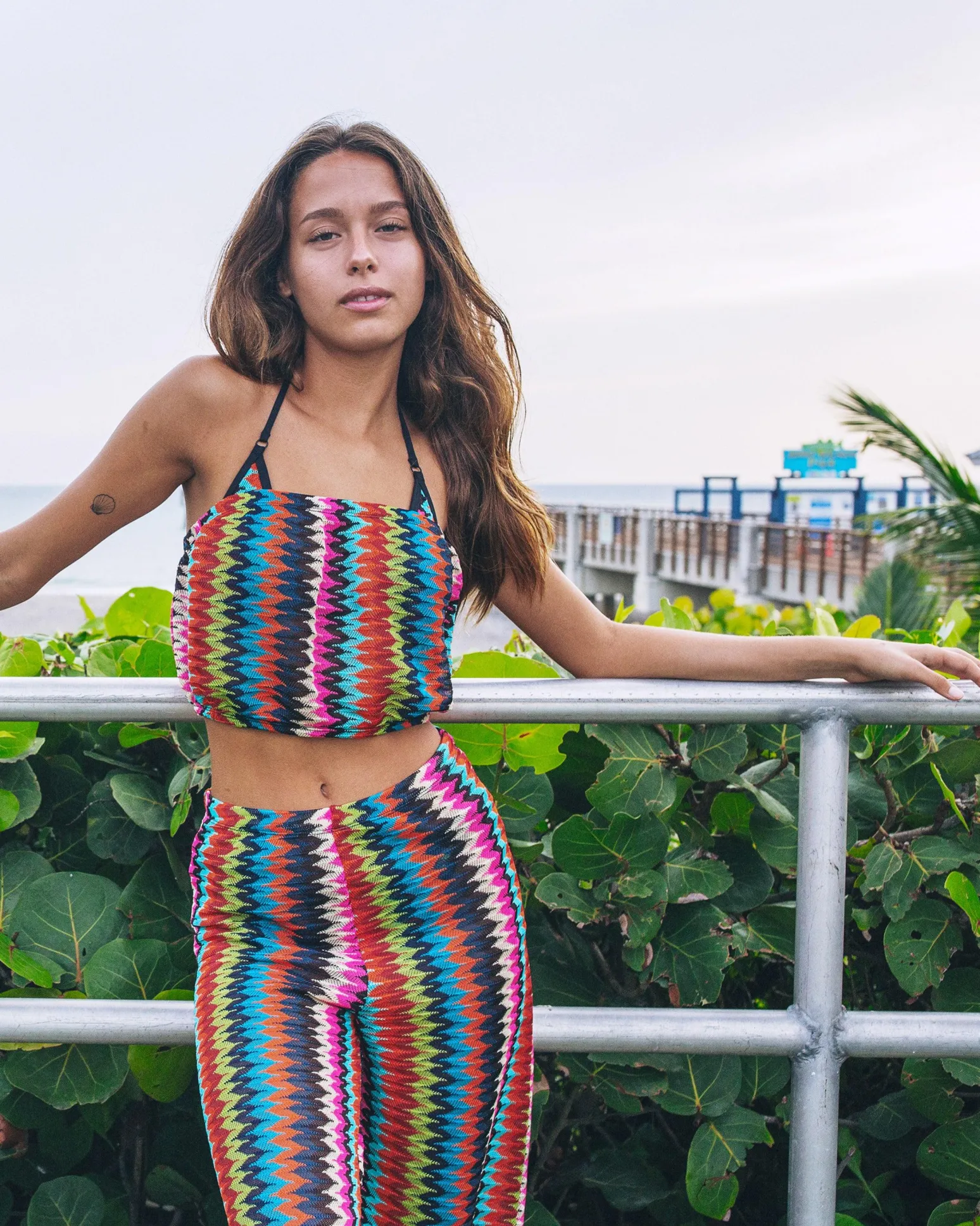 Women Hurley Tops & T-Shirts*Chevron Knit Tube Top