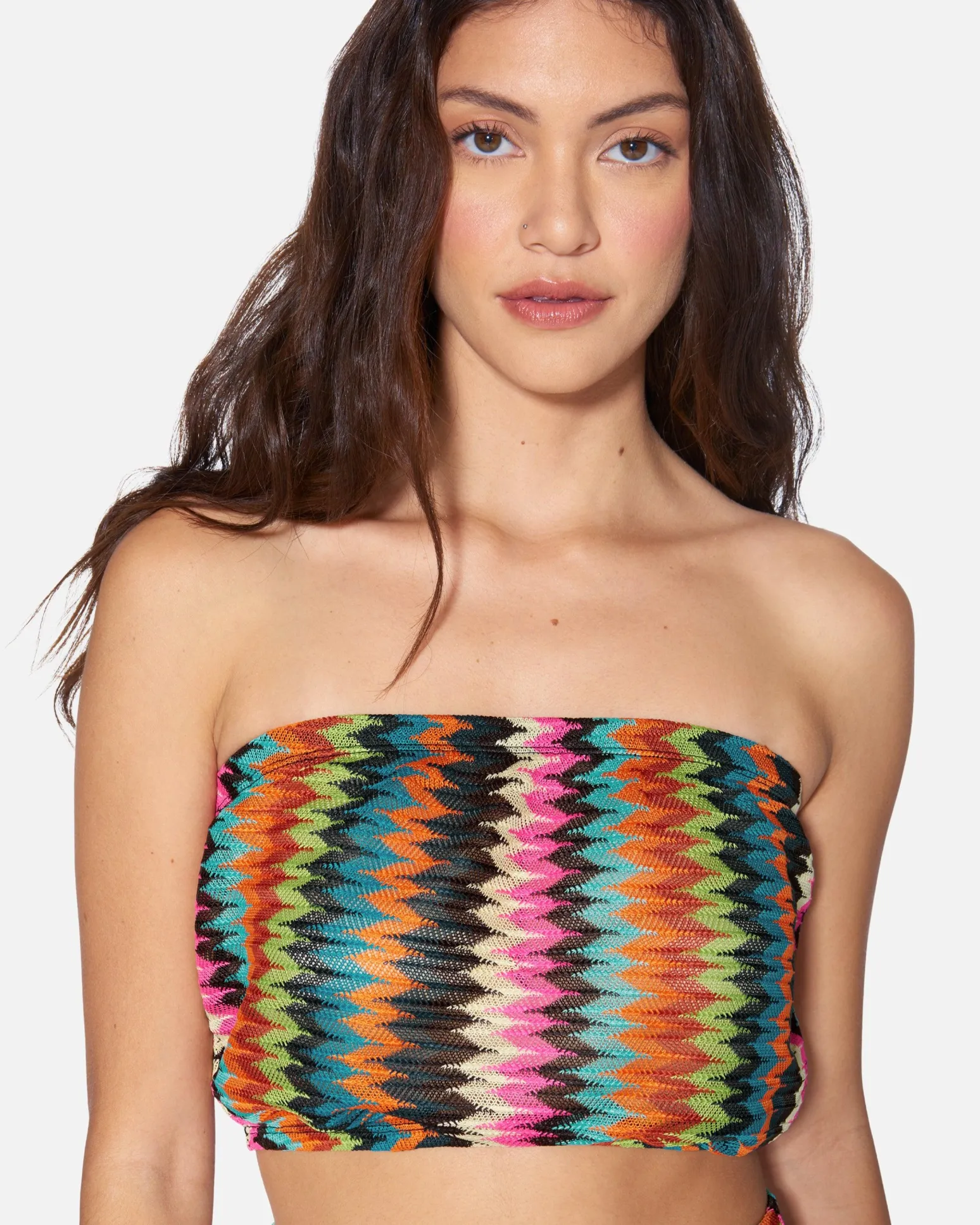 Women Hurley Tops & T-Shirts*Chevron Knit Tube Top