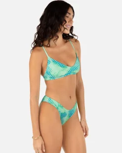 Women Hurley Bikini Bottoms|Bikinis*Color Wash Mesh Cheeky Scoop Bottom