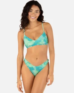 Women Hurley Bikini Tops|Bikinis*Color Wash Mesh Crossback Top