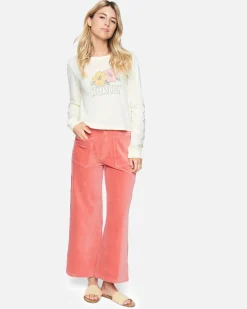 Women Hurley Shorts & Bottoms*Corduroy Wide Leg Pant