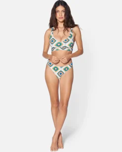 Women Hurley Bikini Bottoms|Bikinis*Crochet Diamonds Cheeky Scoop Bottom