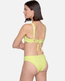 Women Hurley Bikini Bottoms|Bikinis*Crochet Mid Rise Cheeky Bottom