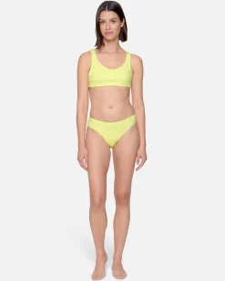 Women Hurley Bikini Bottoms|Bikinis*Crochet Mid Rise Cheeky Bottom