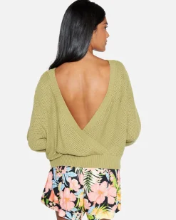 Women Hurley Tops & T-Shirts*Crossback Sweater