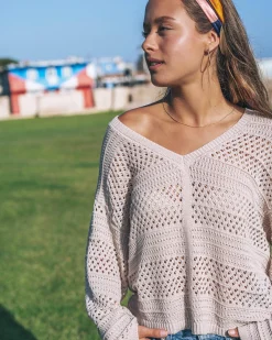 Women Hurley Tops & T-Shirts*Easy Times Crochet Sweater