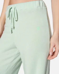 Women Hurley Shorts & Bottoms*Essential Burnout Fleece Wide Leg Pant