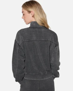 Women Hurley Hoodies & Fleece*Essential Burnout Fleece Half Zip Sweatshirt