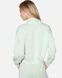 Women Hurley Hoodies & Fleece*Essential Burnout Fleece Half Zip Sweatshirt