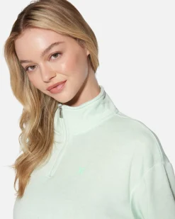 Women Hurley Hoodies & Fleece*Essential Burnout Fleece Half Zip Sweatshirt