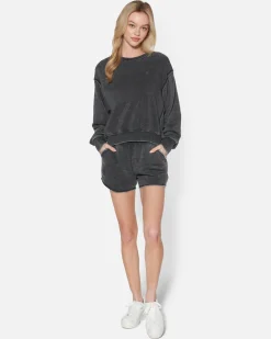 Women Hurley Hoodies & Fleece*Essential Burnout Fleece Crewneck