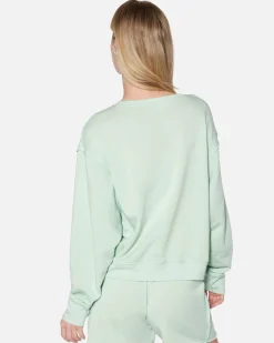 Women Hurley Hoodies & Fleece*Essential Burnout Fleece Crewneck