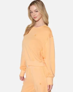 Women Hurley Hoodies & Fleece*Essential Burnout Fleece Crewneck
