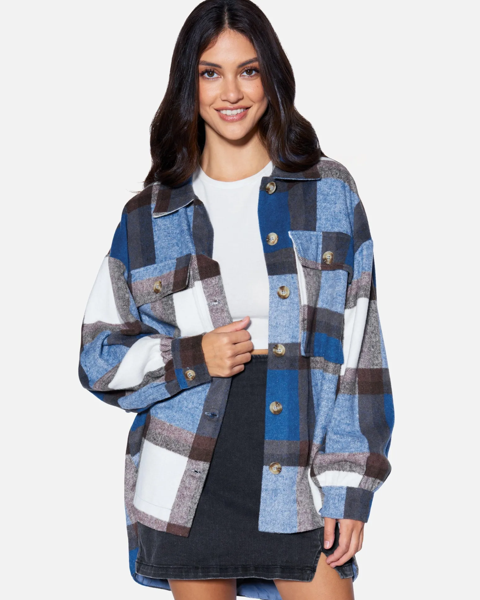 Women Hurley Hoodies & Fleece*ESSENTIAL PLAID JACKET