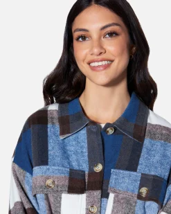 Women Hurley Hoodies & Fleece*ESSENTIAL PLAID JACKET