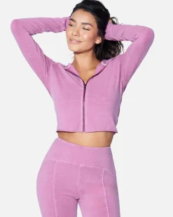 Women Hurley Hoodies & Fleece*ESSENTIAL ZIP UP CROPPED HOODIE