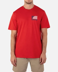 Hurley Tshirts & Tops*EVERYDAY AMERIBARREL SHORT SLEEVE TEE