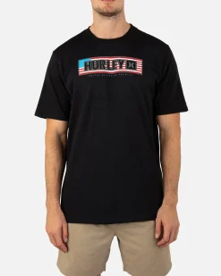 Hurley Tshirts & Tops*EVERYDAY BOX FLAG SHORT SLEEVE TEE