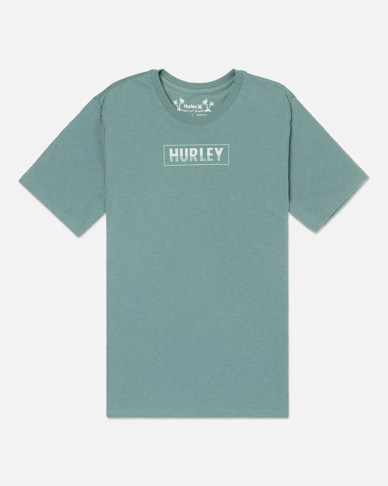 Hurley Tshirts & Tops*Everyday H2O-Dri Box Lines Slub Short Sleeve Tee