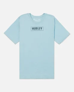 Hurley Tshirts & Tops*Everyday H2O-Dri Box Lines Slub Short Sleeve Tee