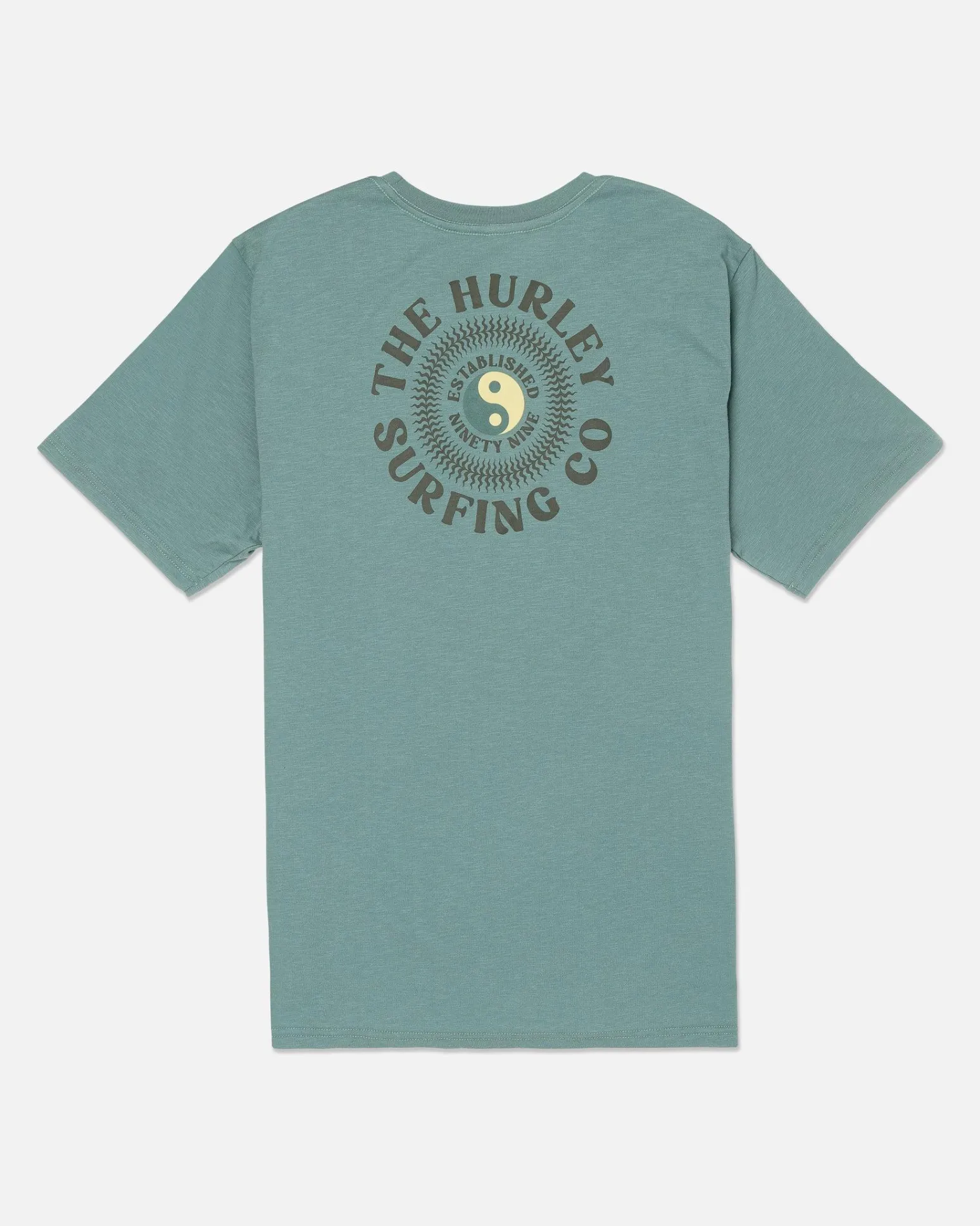 Hurley Tshirts & Tops*Everyday H2O-Dri Kelp Circle Slub Short Sleeve Tee