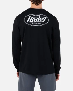Hurley Tshirts & Tops|Long Sleeves*Everyday H2O-Dri Oil Change Slub Long Sleeve