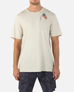 Hurley Tshirts & Tops*EVERYDAY LIBERTY REAPER SHORT SLEEVE TEE