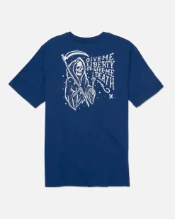 Hurley Tshirts & Tops*EVERYDAY LIBERTY REAPER SHORT SLEEVE TEE