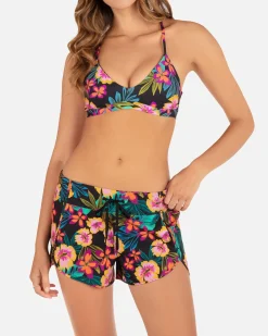 Women Hurley Boardshorts*Fiji Fantasy Aquas Boardshort 2.5"