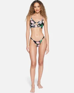 Women Hurley Bikini Bottoms|Bikinis*Flora Reversible Cheeky Slider Bikini Bottom