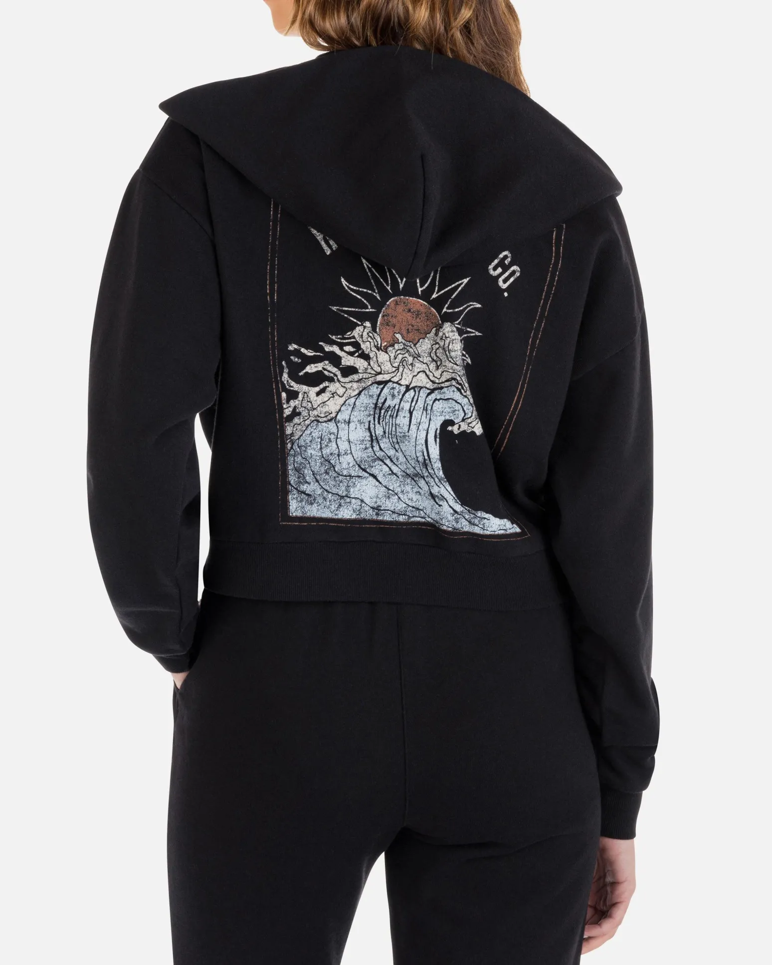 Women Hurley Hoodies & Fleece*Glow With The Flow Crop Zip Up Hoodie