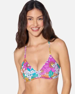 Women Hurley Bikini Tops|Bikinis*Groovy Floral Adjustable Bikini Top