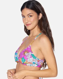 Women Hurley Bikini Tops|Bikinis*Groovy Floral Adjustable Bikini Top