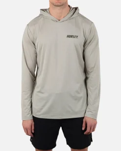Hurley Rashguards & Surf Shirts|Rashguards & Surf Shirts*H20-Dri Outback Long Sleeve Hood