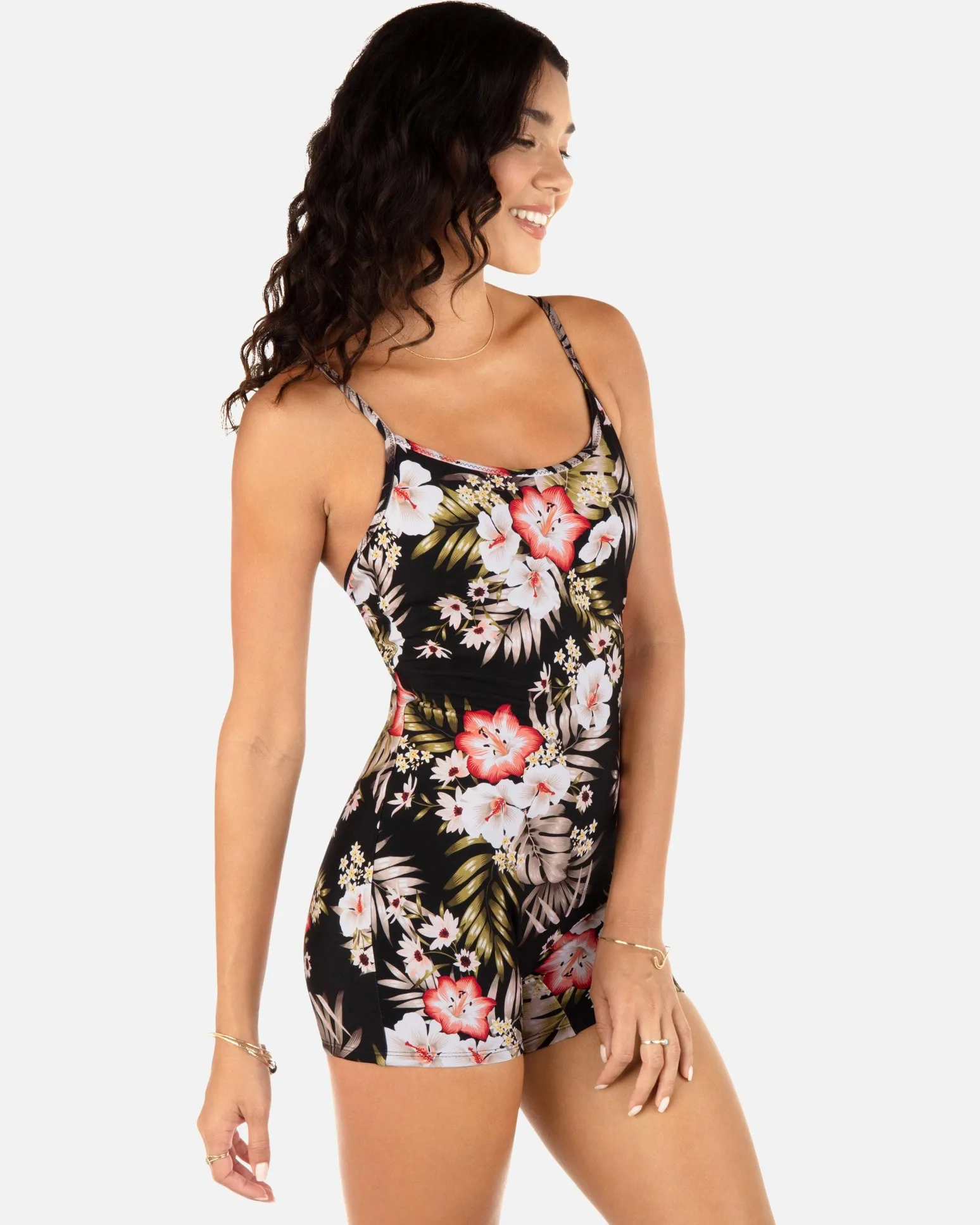 Women Hurley One Piece*Highland Tropics Max Bodysuit