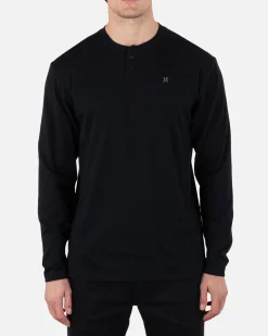 Hurley Tshirts & Tops|Long Sleeves*H2O-Dri Slub Long Sleeve Henley