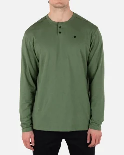 Hurley Tshirts & Tops|Long Sleeves*H2O-Dri Slub Long Sleeve Henley