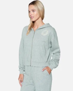 Women Hurley Hoodies & Fleece*Hot Spot Crop Zip Up Hoodie